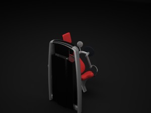 gym equipment classic 3D Model