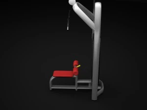 gym equipment classic 3D Model