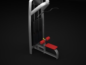 gym equipment classic 3D Model