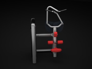 gym equipment classic 3D Model