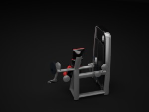 gym equipment classic 3D Model