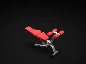 abdominal crunch 3D Model