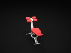 abdominal crunch 3D Model