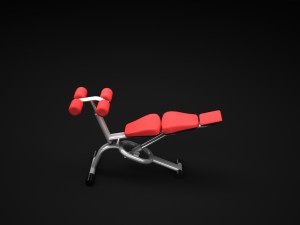 adjustable bench 3D Model