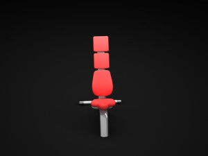 adjustable bench 3D Модель