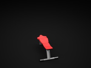 flat bench 3D Model