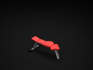 flat bench 3D Model