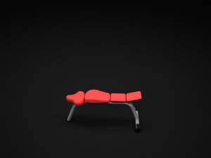 flat bench Modelo 3D