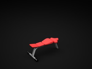 flat bench Modelo 3D