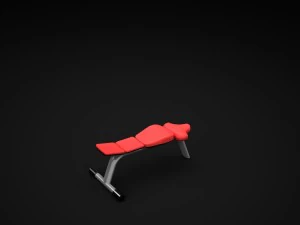 flat bench 3D Model