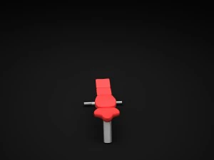 flat bench 3D Model