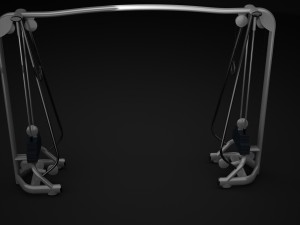 crossover cables 3D Model