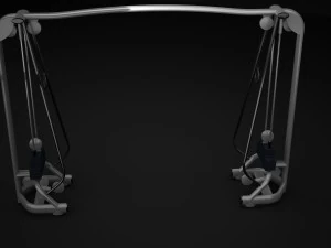 перехресні кабелі 3D Модель