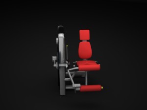 leg curl 3D Model