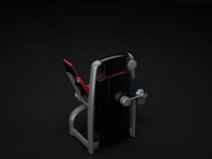 leg curl 3D 模型