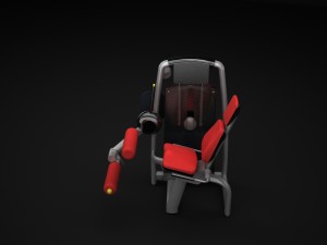 leg curl 3D 模型