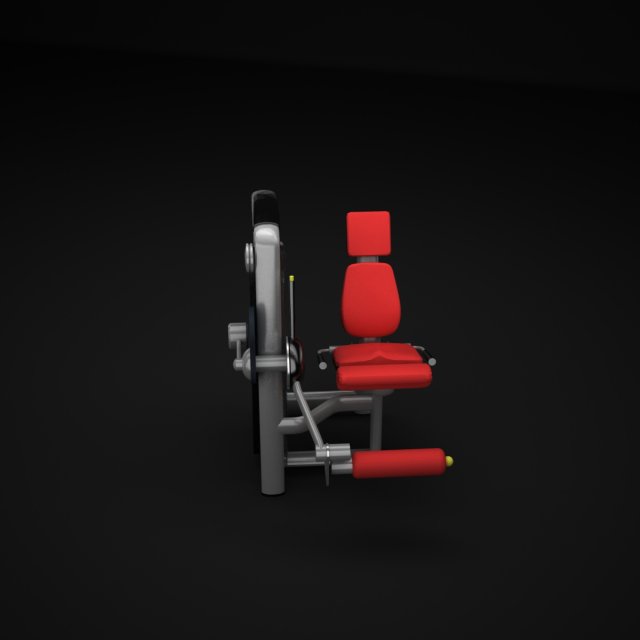 leg extension 3D Modell .c4d .max .obj .3ds .fbx .stl .blend
