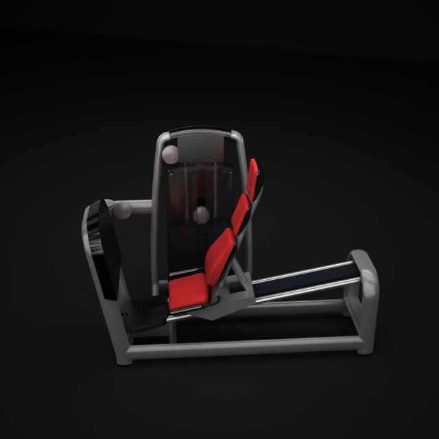 leg press 3D 모델 .c4d .max .obj .3ds .fbx .stl .blend 