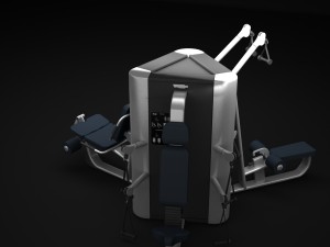 multistation gym tower 3D Model