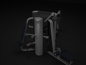 multistation gym tower 2 Modelo 3D
