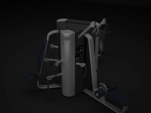 вежа багатостанційного тренажерного залу 2 3D Модель