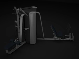 multistation gym tower 2 3D Model