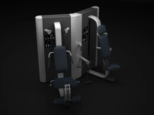 multistation gym twin 3D Model