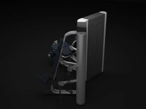 multistation gym twin 3D Model