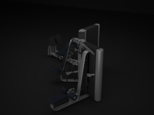 multistation gym wall 2 Modelo 3D
