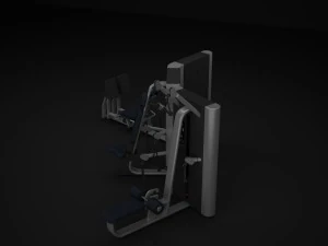 multistation gym wall 2 3D Model