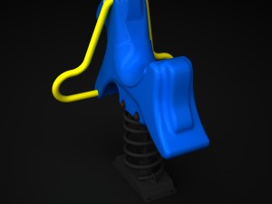 outdoor rideer horse wd-001 3D 模型