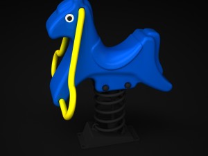 outdoor rideer horse wd-001 3D 模型