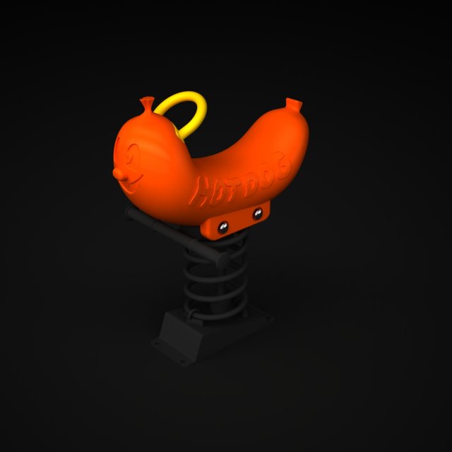 outdoor rider sausage wd-002 3D 模型 .c4d .max .obj .3ds .fbx .stl .blend 