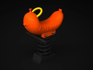 salsicha de cavaleiro ao ar livre wd-002 Modelo 3D