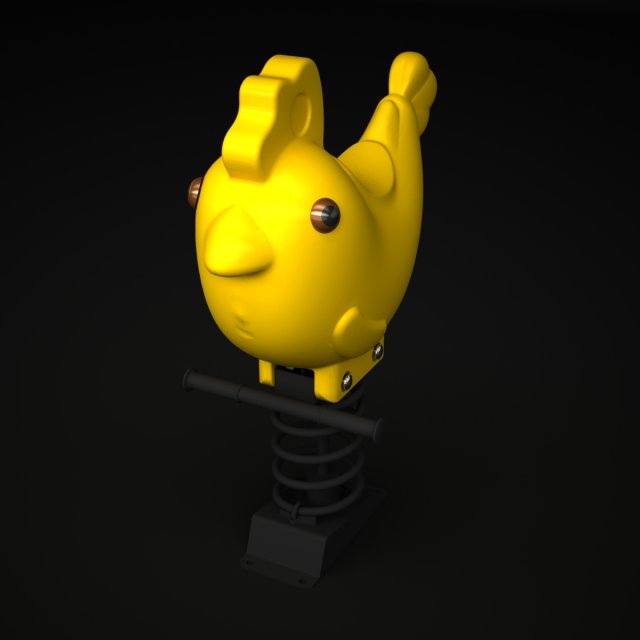 outdoor rider chicken wd-003 3D Модель .c4d .max .obj .3ds .fbx .stl .blend