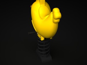 outdoor rider chicken wd-003 3D Модель
