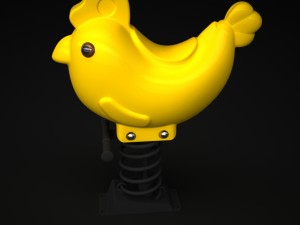 outdoor rider chicken wd-003 3D Модель