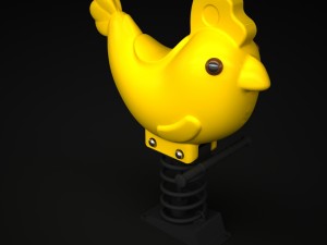 outdoor rider chicken wd-003 3D Модель