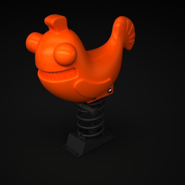 outdoor rider bird wd-006 3D 模型 .c4d .max .obj .3ds .fbx .stl .blend 
