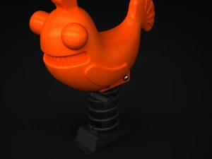 p&aacute;ssaro cavaleiro ao ar livre wd-006 Modelo 3D