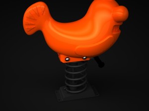 outdoor rider bird wd-006 3D 模型