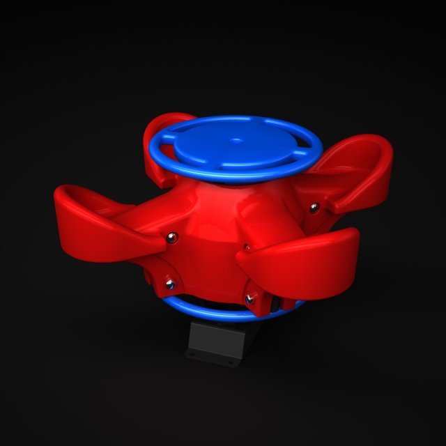 outdoor rider octopus wd-009 3Dモデル .c4d .max .obj .3ds .fbx .stl .blend 