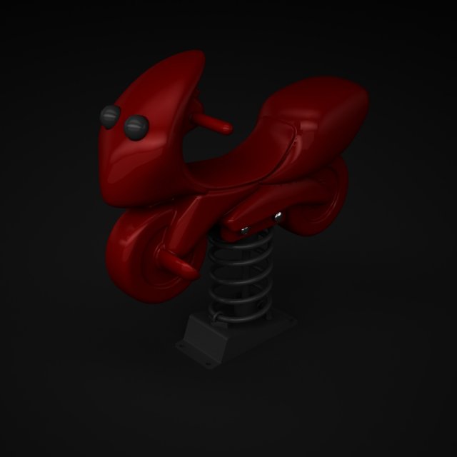 outdoor rider motor bike wd-010 3D Model .c4d .max .obj .3ds .fbx .stl .blend 