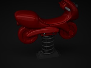 outdoor rider motor bike wd-010 3D Model