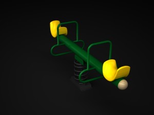 outdoor rider up and down wd-011 3D Model