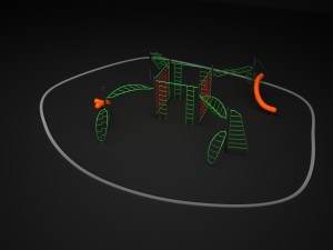 teenagers outdoors toys wd-019 3D Model