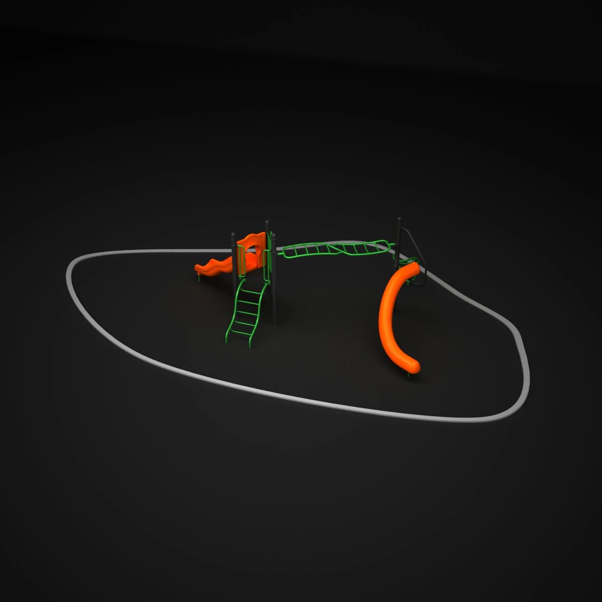 teenagers outdoors toys wd-020 3D Model .c4d .max .obj .3ds .fbx .stl .blend 