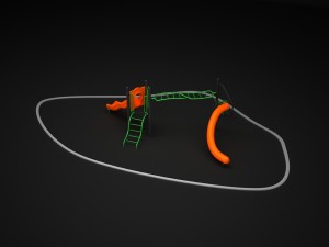 teenagers outdoors toys wd-020 3D Model