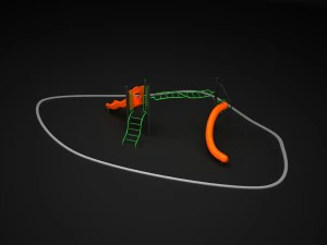 brinquedos ao ar livre para adolescentes wd-020 Modelo 3D