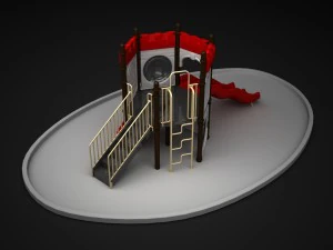 outdoor castle wd124 3D Model